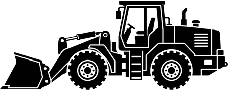 Icon of a wheel loader