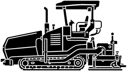 Icon of an asphalt paver